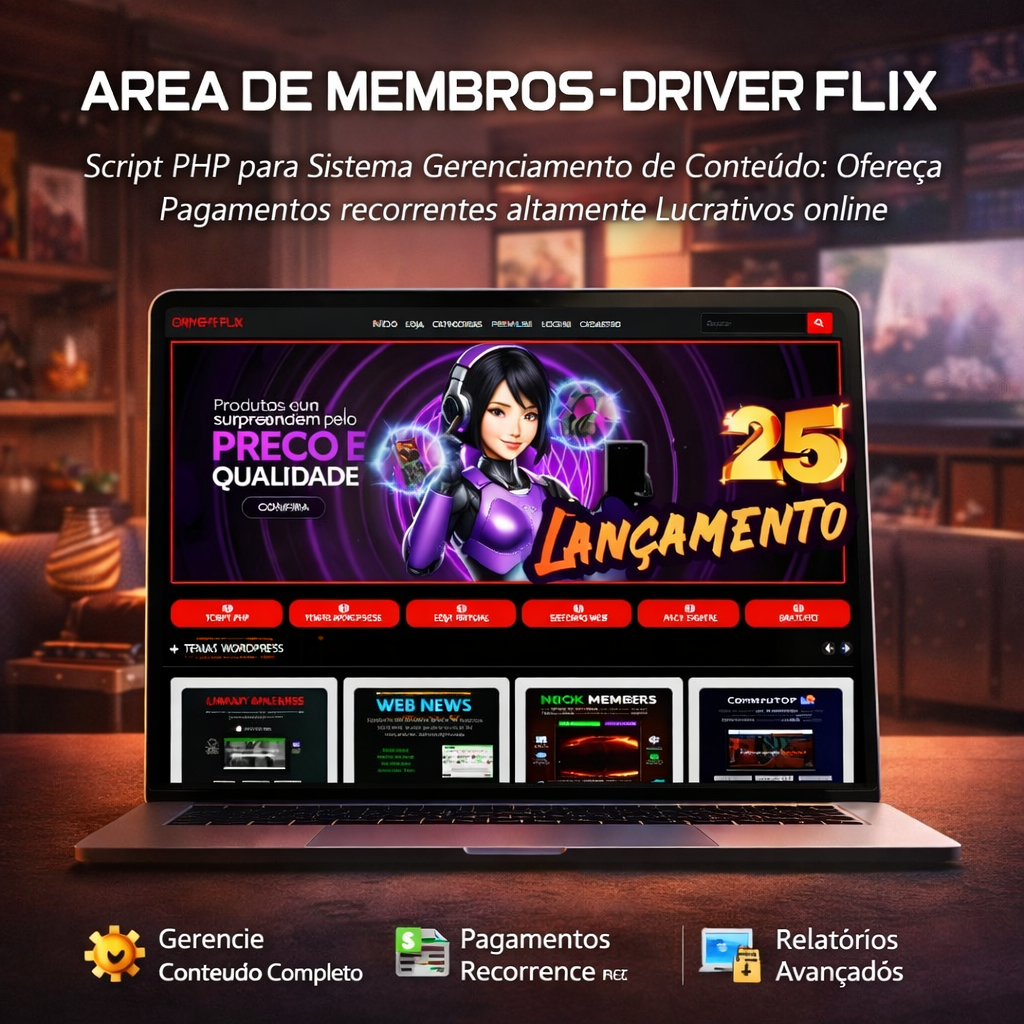 Script PHP - Área de Membros V3